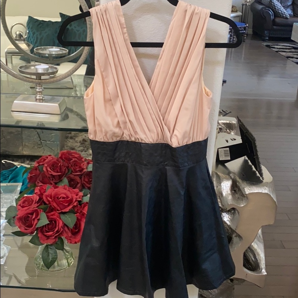 Sexy Short & Fun Faux Leather Dress